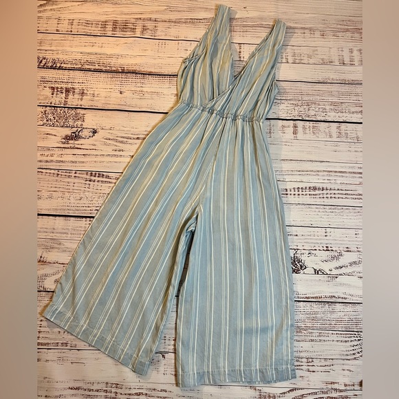 Gentle Fawn Wylie jumpsuit size 6 blue white - Picture 3 of 8